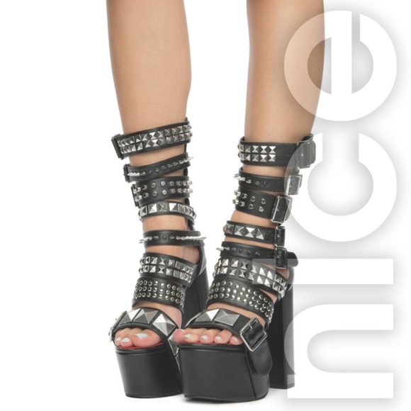 CHARLA TEDRICK SID PLATFORM BOOT BLACK - Picture 5 of 6